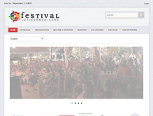 Tablet Screenshot of festivalprovo.com